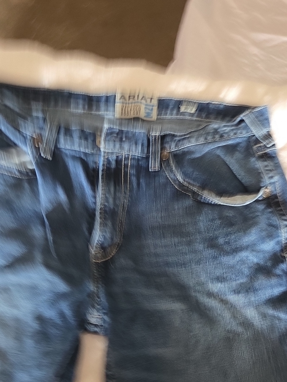 Ariat Men's M2 Dark Blue Relaxed Fit BOOT CUT Denim Jeans 38X36